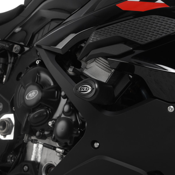 R&G Crash Protectors - Aero Style for BMW S1000RR '23- (ASYMMETRICAL Road/Race Drill Kit)